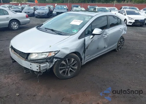 2013 Honda Civic Ex-L z USA, uszkodzony, nr VIN 19XFB2F95DE064215